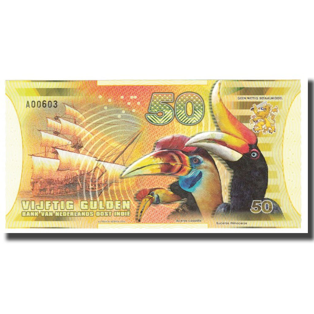 Banknote, Netherlands, 50 Gulden, 2016, 2016-10-24, OOST INDIES, UNC(65-70)