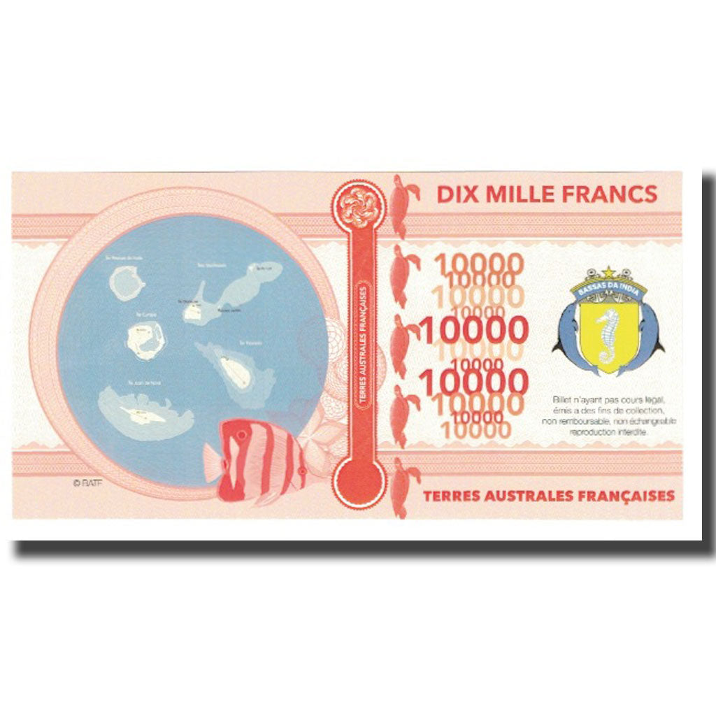 France, 10000 Francs, 2018, TERRES AUSTRALES FRANÇAISES, UNC(65-70)