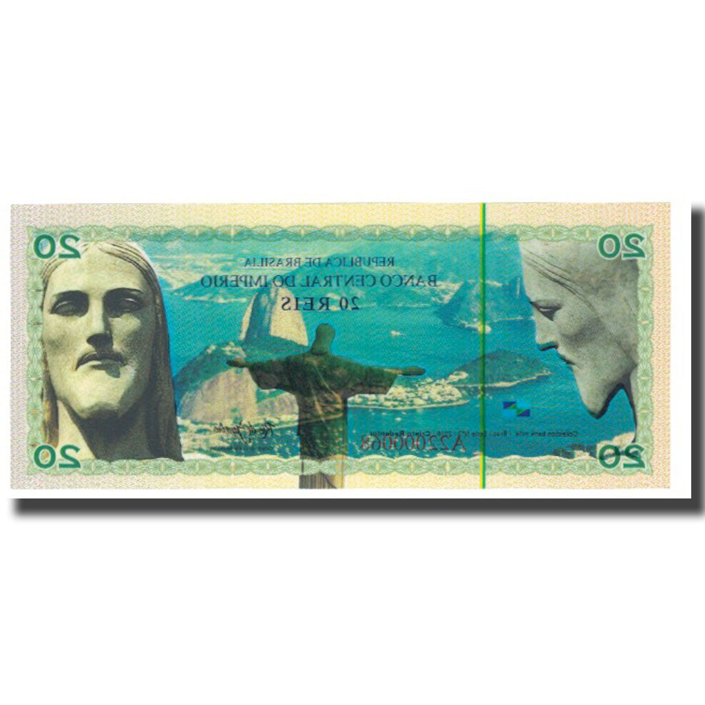 Banknot, Brazylia, 20 Reais, 2018, Undated, UNC(65-70)