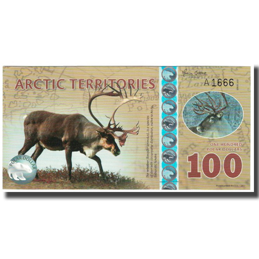 Banknote, United States, Dollar, 2017, 100 DOLLAR ARTIC TERRITORIES, UNC(65-70)