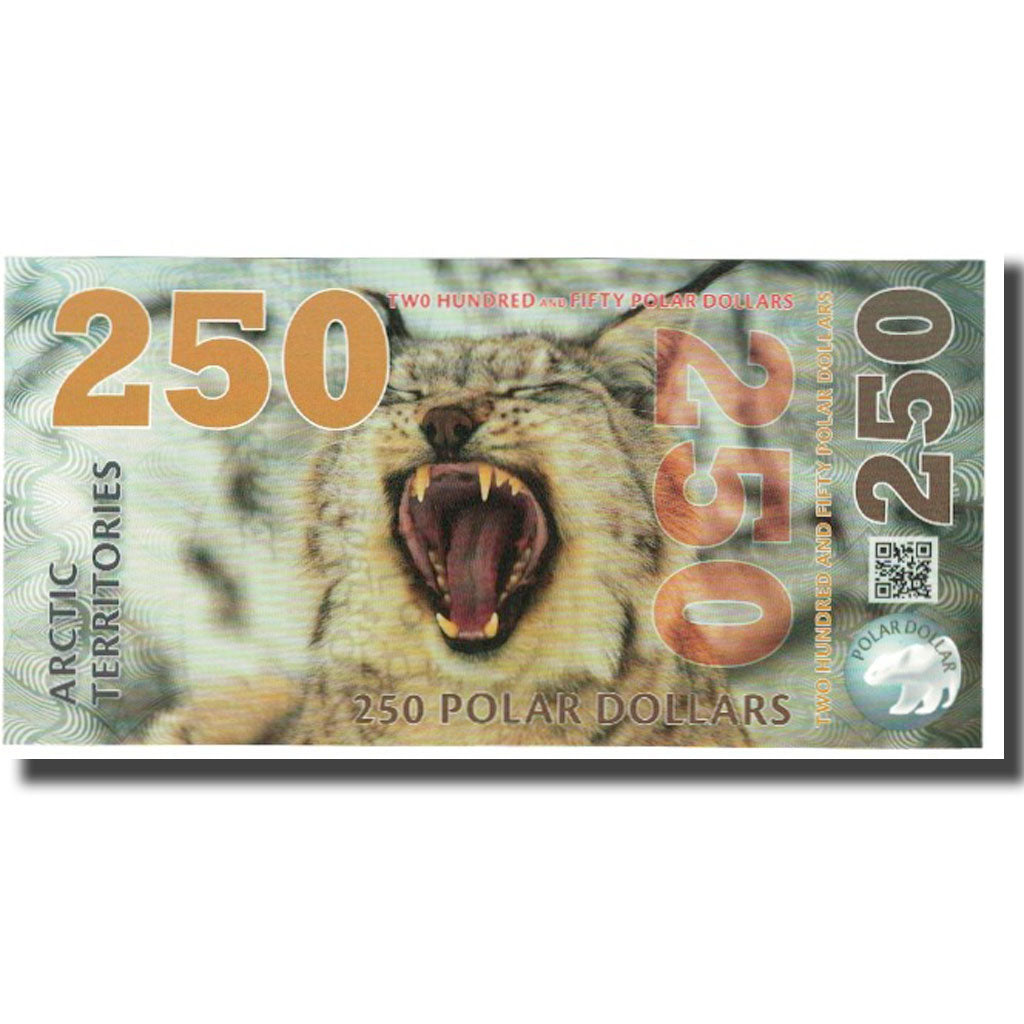 Banknote, United States, Dollar, 2017, 250 DOLLAR ARTIC TERRITORIES, UNC(65-70)