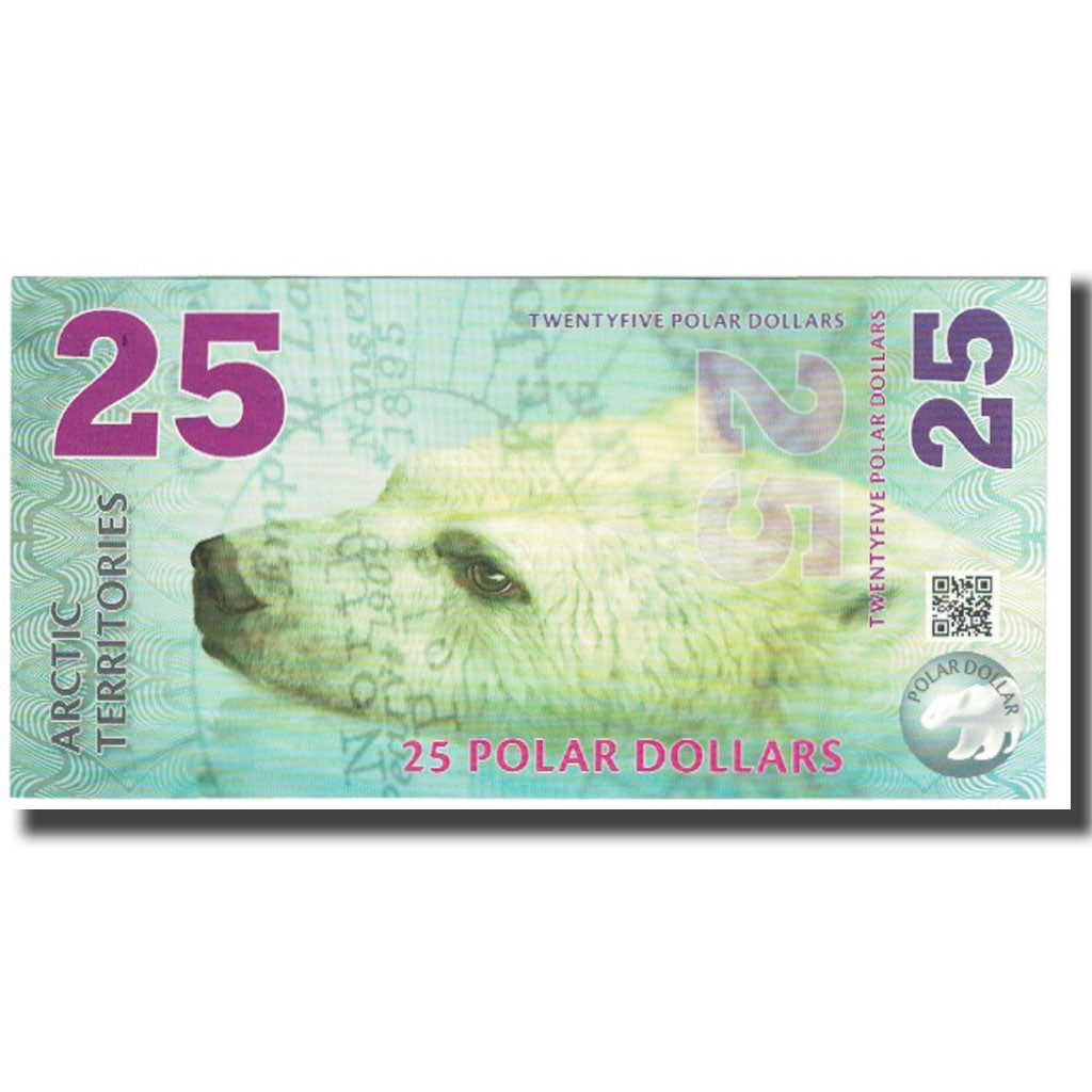 Banknote, United States, Dollar, 2017, 25 DOLLAR ARTIC TERRITORIES, UNC(65-70)