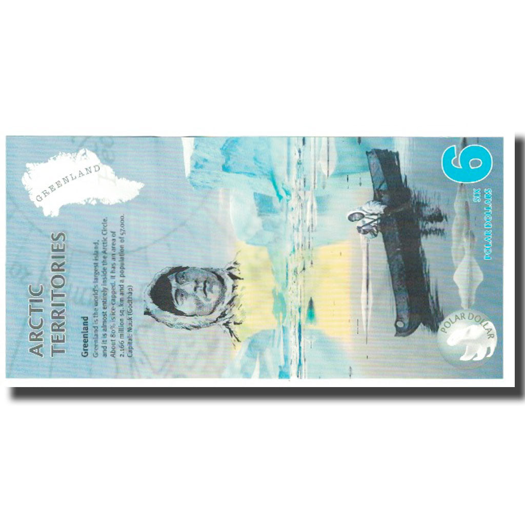 Geldschein, Vereinigte Staaten, Dollar, 2013, 6 DOLLAR ARTIC TERRITORIES, UNZ