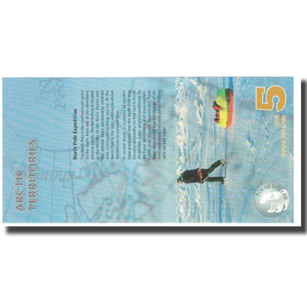 Banknote, United States, Dollar, 2012, 5 DOLLAR ARTIC TERRITORIES, UNC(65-70)