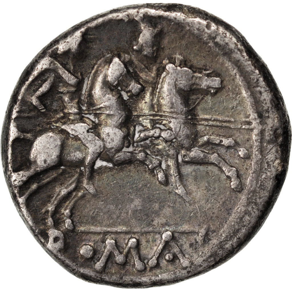 Anonymous, Denarius, Roma, BB+, Argento