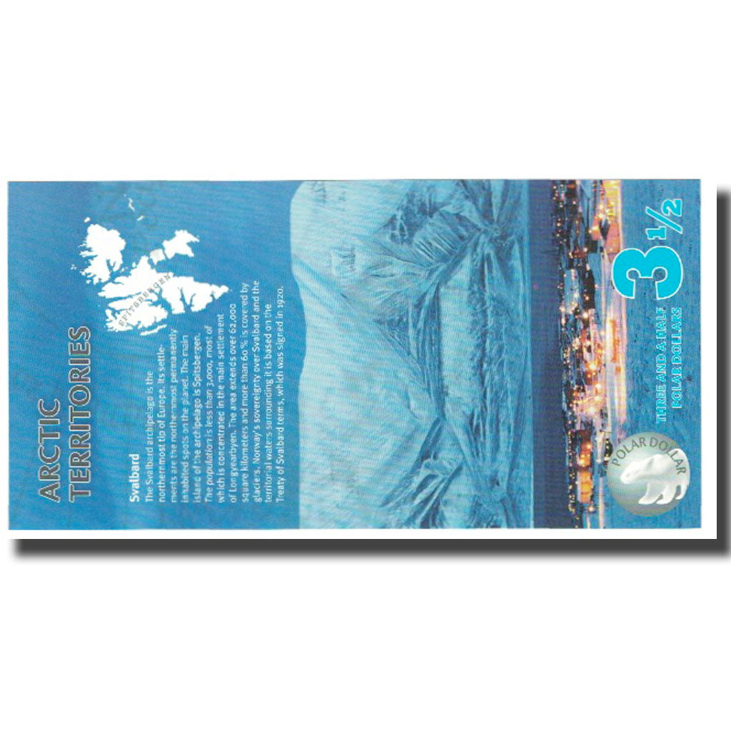 Banknote, United States, Dollar, 2014, 3,5 DOLLAR ARTIC TERRITORIES, UNC(65-70)