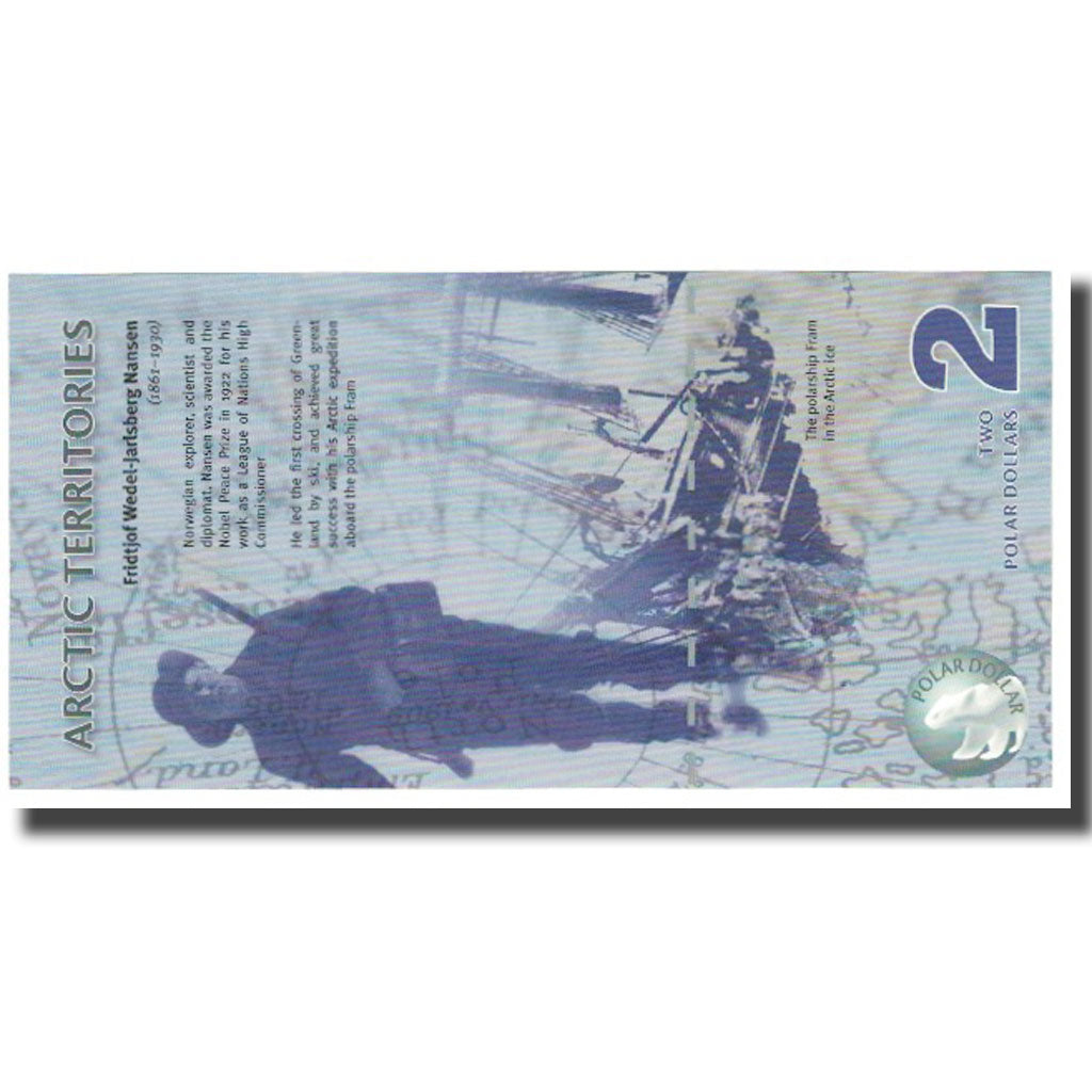 Banknote, United States, Dollar, 2010, 2 DOLLAR ARTIC TERRITORIES, UNC(65-70)