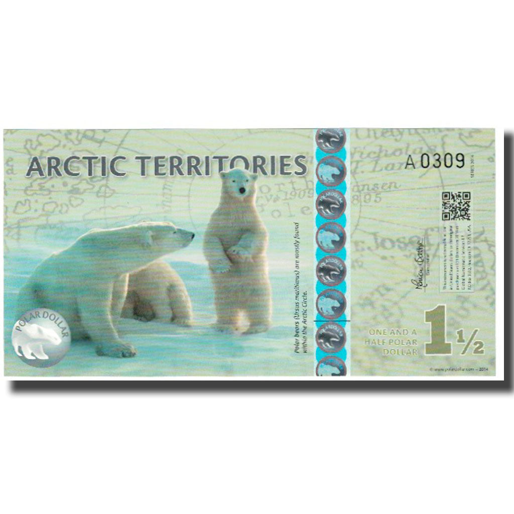Banknote, United States, Dollar, 2014, 1,5 DOLLAR ARTIC TERRITORIES, UNC(65-70)