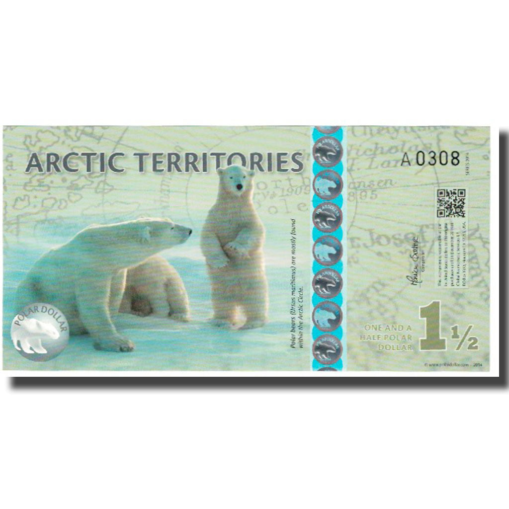 Banknote, United States, Dollar, 2014, 1,5 DOLLAR ARTIC TERRITORIES, UNC(65-70)