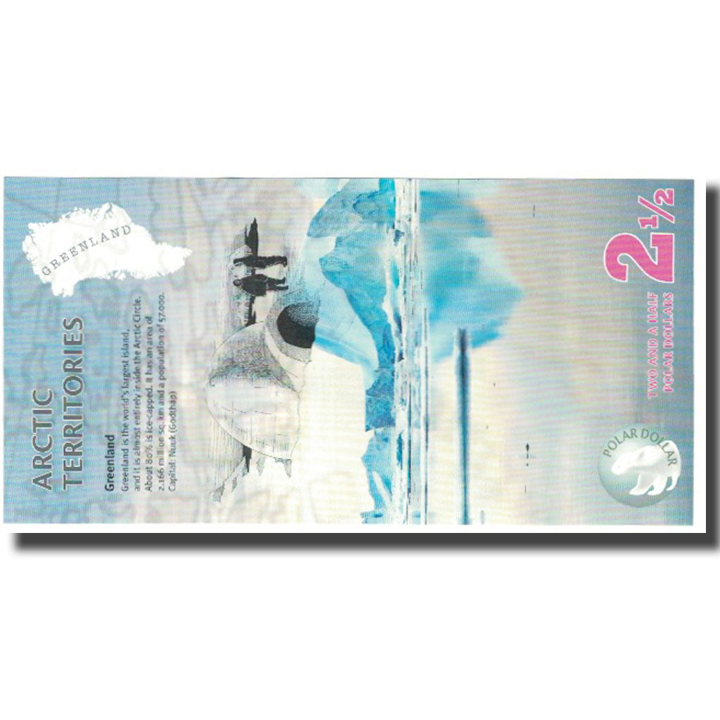 Banknote, United States, Dollar, 2013, 2,5 DOLLAR ARTIC TERRITORIES, UNC(65-70)