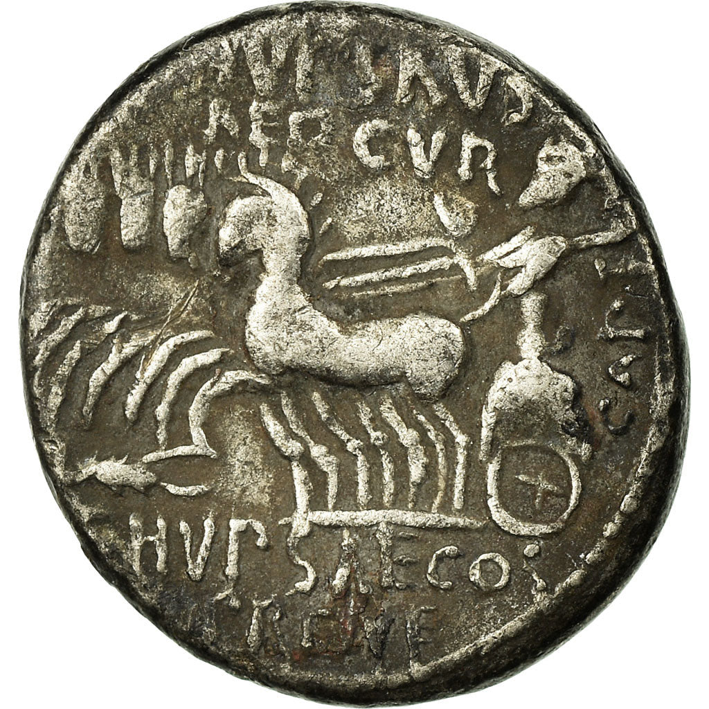 Moneta, Aemilia, Denarius, Roma, BB+, Argento