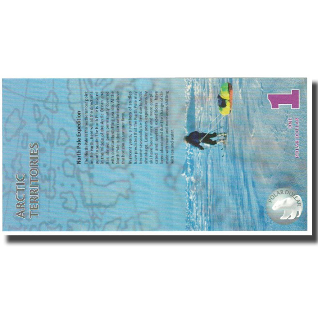 Banknote, United States, Dollar, 2012, 1 DOLLAR ARTIC TERRITORIES, UNC(65-70)
