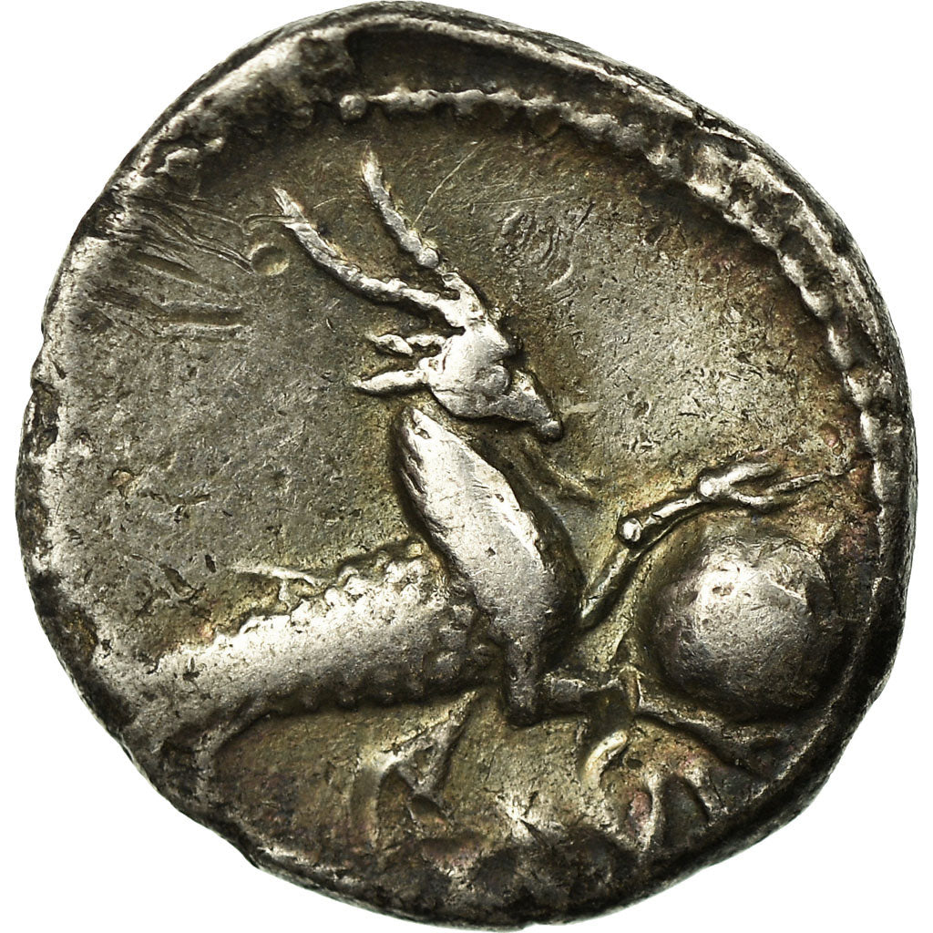 Coin, Augustus, Denarius, Roma, EF(40-45), Silver, Cohen:147