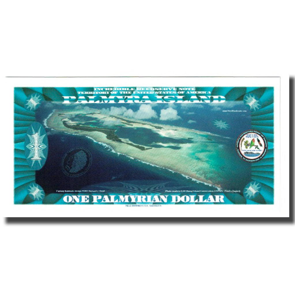 Banknote, United States, 1 Dollar, 2018, 2018-01-01, PALMYRA ISLAND, UNC(65-70)