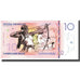 Billete, Tourist Banknote, 2019, Estados Unidos, 10 TEZIA MROKLAND BANK, UNC