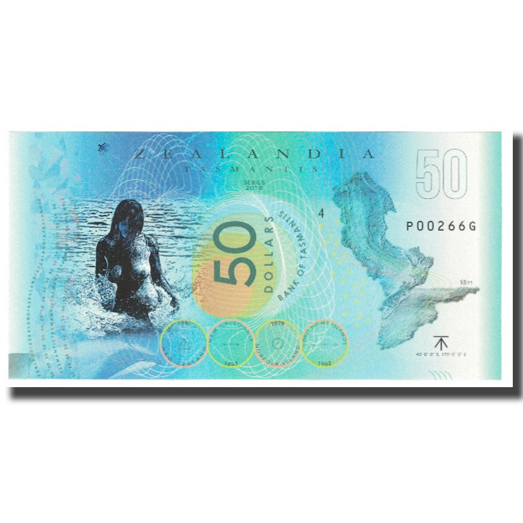 Billete, 50 Dollars, 2018, Australia, ZEALANDIA TASMANTIS LORD HOWE ISLAND, UNC