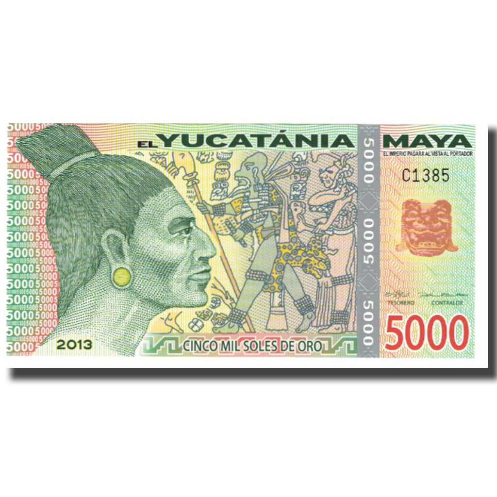 Banknote, Mexico, Tourist Banknote, 2012, 2012-12-21, 5000 SOLES DE ORO