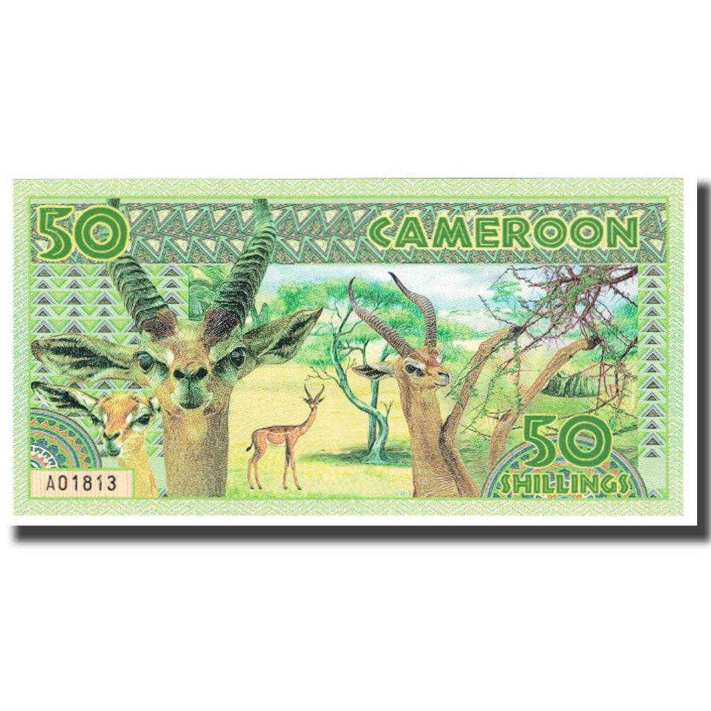 Banknote, Cameroon, 50 Shillings, 2019, SUB SAHARIAN AFRICAN UNION, UNC(65-70)
