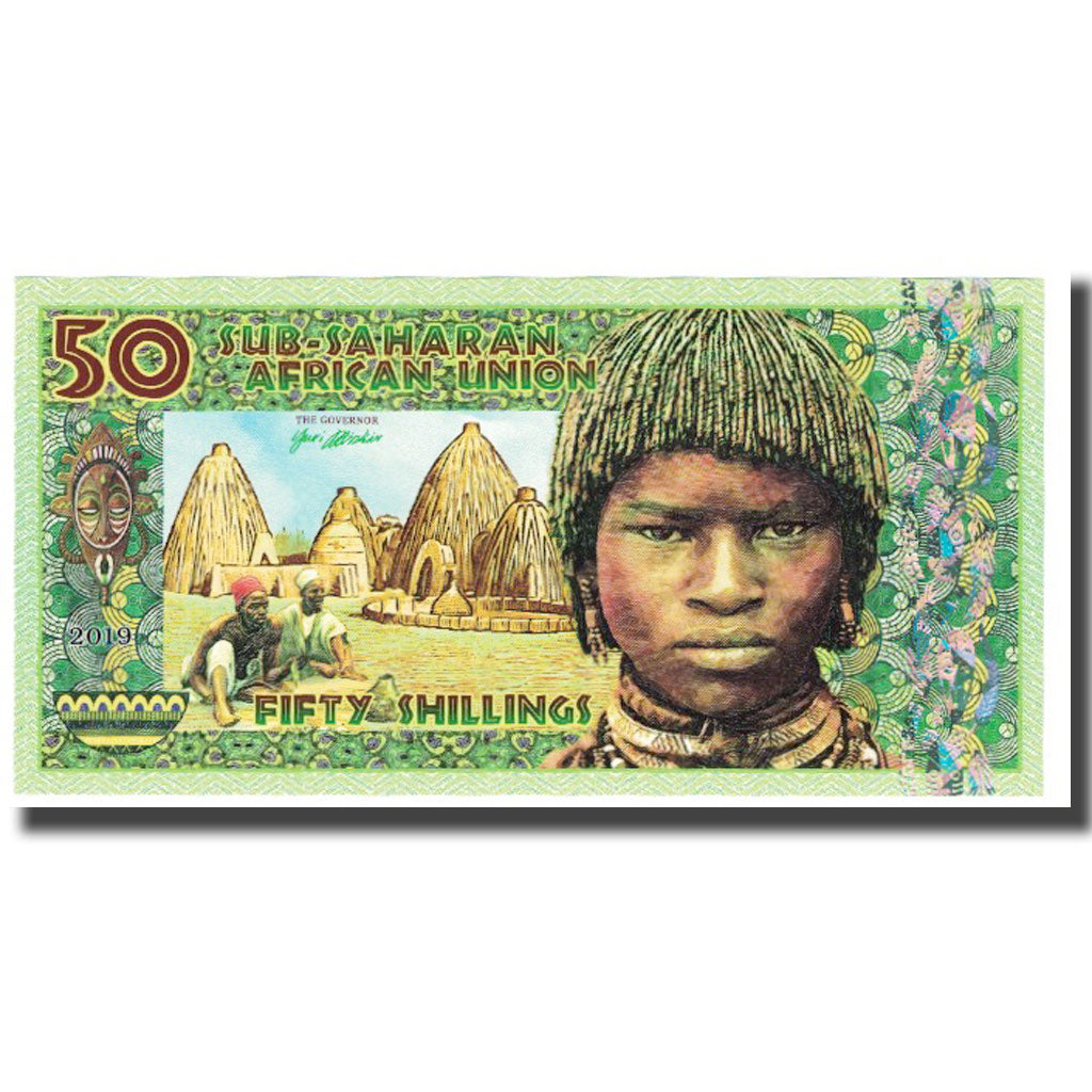 Banknote, Cameroon, 50 Shillings, 2019, SUB SAHARIAN AFRICAN UNION, UNC(65-70)