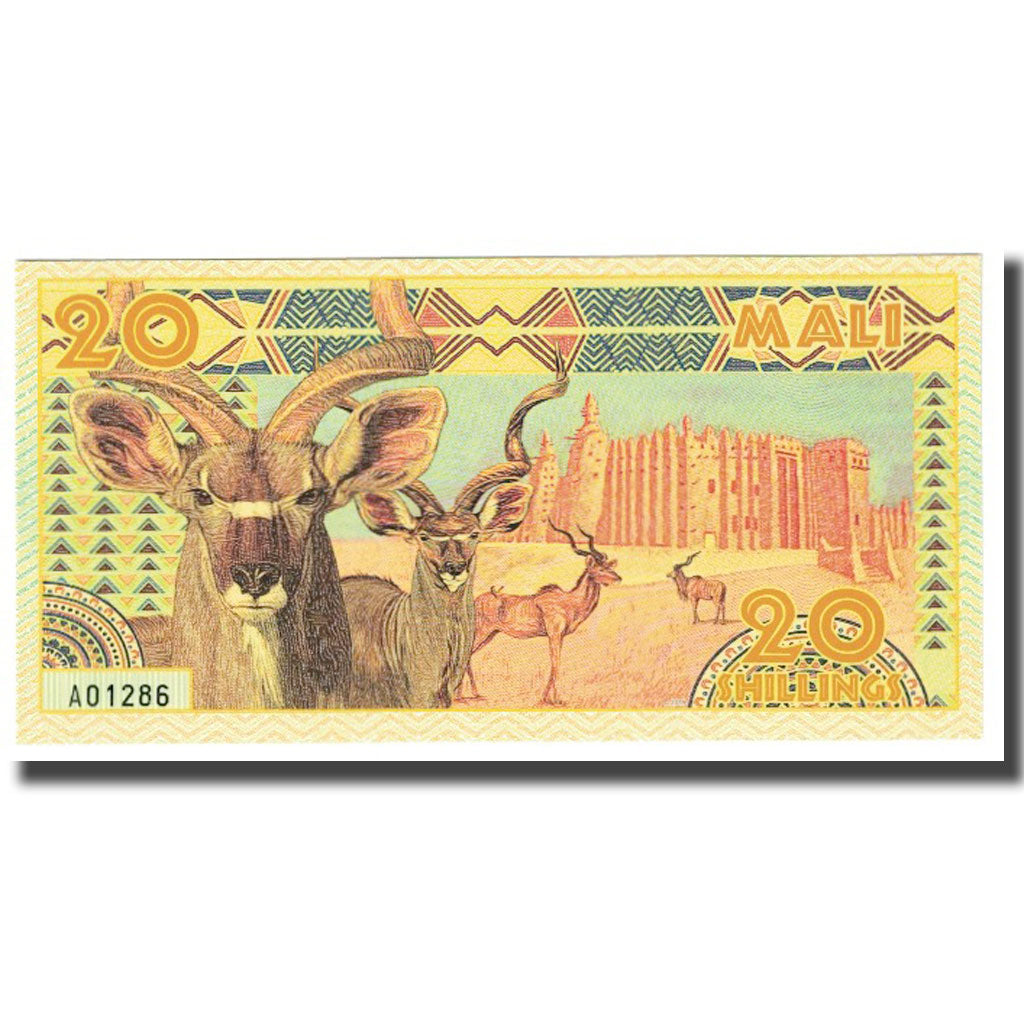 Banknote, Mali, 20 Schilling, 2019, SUB SAHARIAN AFRICAN UNION, UNC(65-70)
