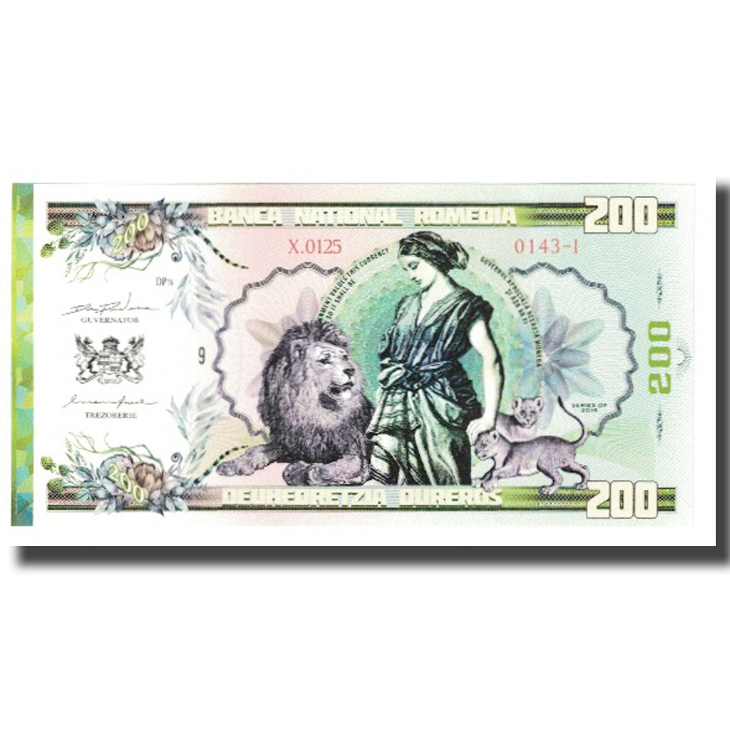 Banknot, Rumunia, Tourist Banknote, 2019, Undated, BANCA NATIONAL ROMEDIA 200
