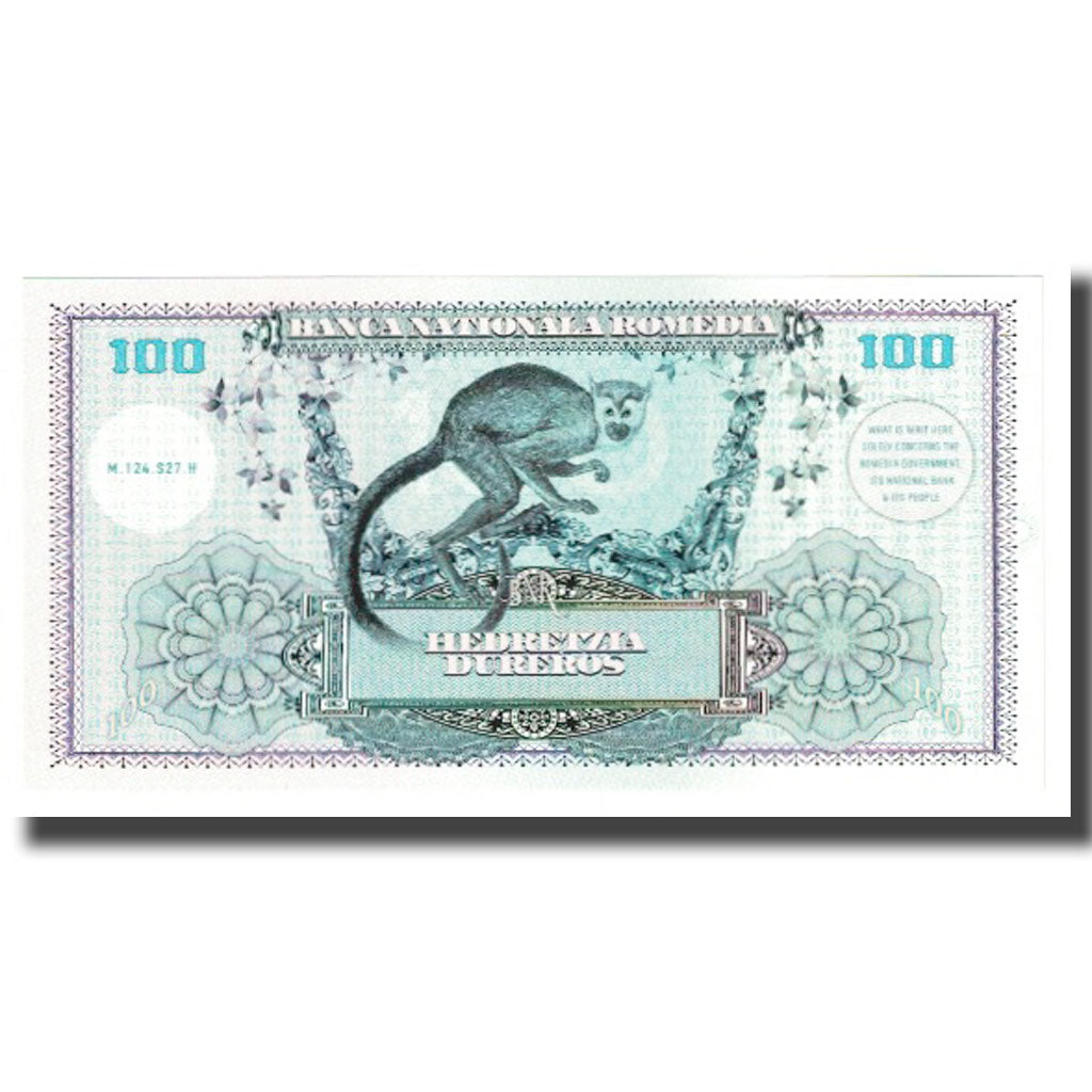 Banknote, Romania, Tourist Banknote, 2019, BANCA NATIONAL ROMEDIA 100