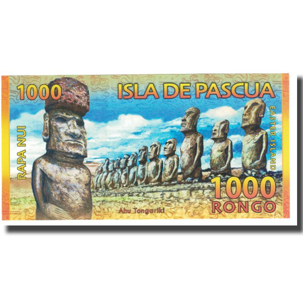 Banknote, Chile, Tourist Banknote, 1000 RONGO ISLA DE PASCUA, UNC(65-70)
