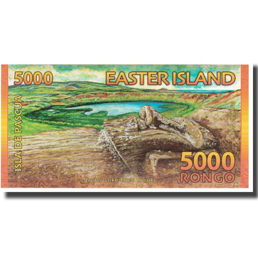 Banknote, Chile, Tourist Banknote, 5000 RONGO ISLA DE PASCUA, UNC(65-70)