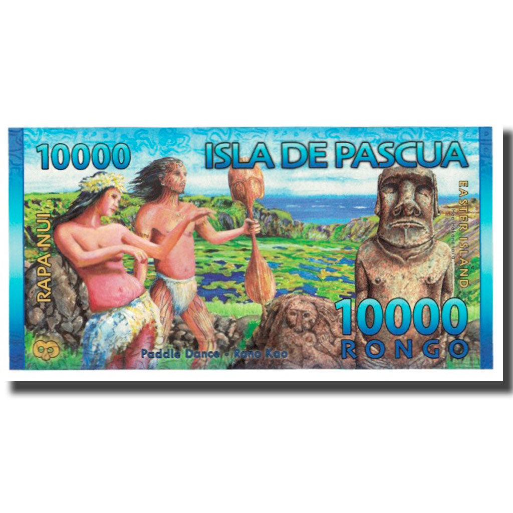 Banknote, Chile, Tourist Banknote, 10000 RONGO ISLA DE PASCUA, UNC(65-70)
