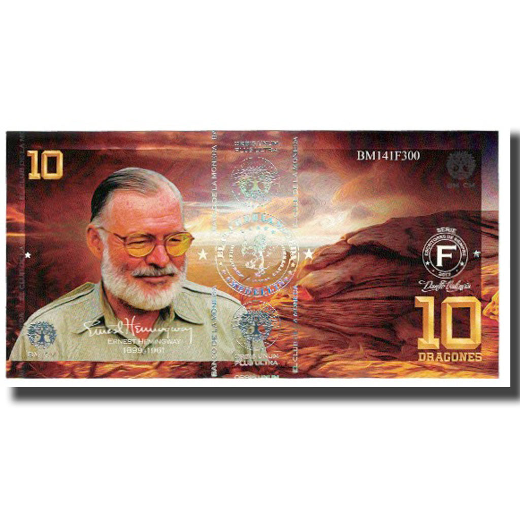 Billete, Tourist Banknote, Colombia, 10 DRAGONES EL CLUB DE LA MONEDA MEDELLIN