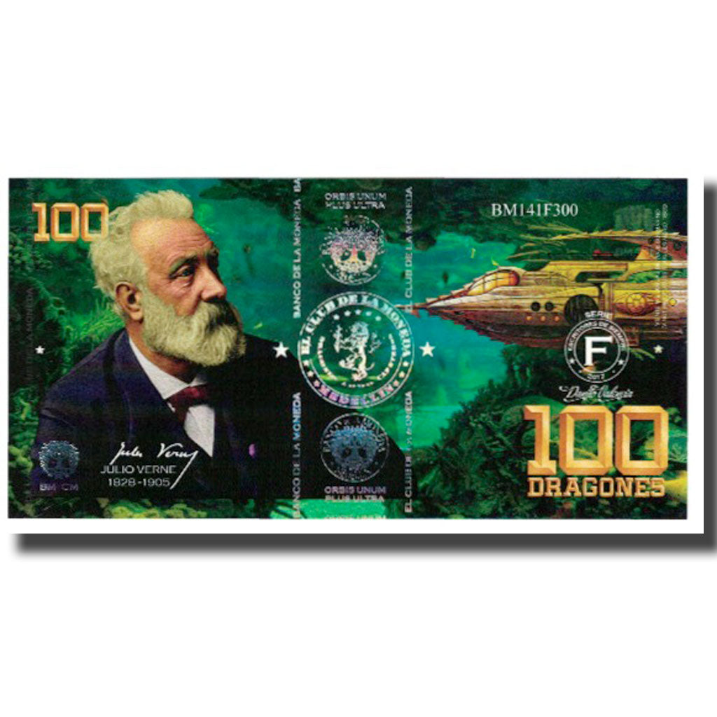 Billet, Colombie, Billet Touristique, 100 DRAGONES EL CLUB DE LA MONEDA