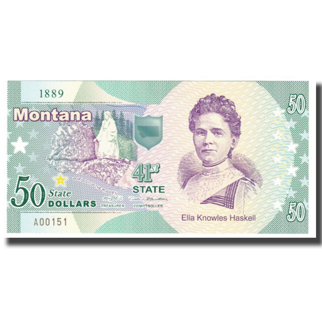 Banknote, United States, 50 Dollars, MONTANA, UNC(65-70)