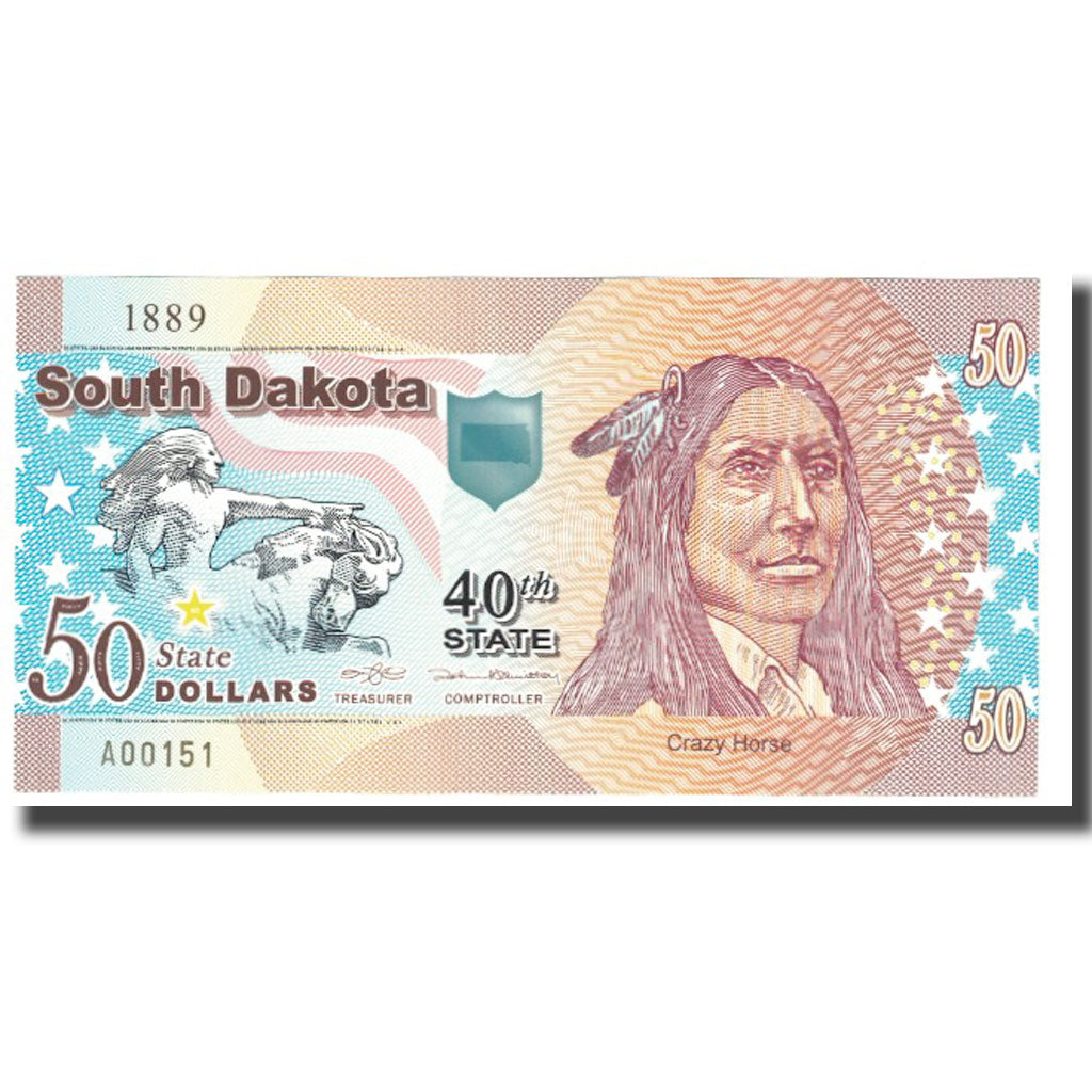 Billet, États-Unis, 50 Dollars, SOUTH DAKOTA, NEUF