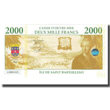 France, 2000 Francs, 2019, CAISSE D'OUTRE MER ILE DE SAINT BARTHELEMY