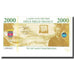 France, 2000 Francs, 2019, CAISSE D'OUTRE MER ILE DE SAINT BARTHELEMY