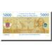 France, 5000 Francs, 2019, CAISSE D'OUTRE MER ILE DE SAINT BARTHELEMY