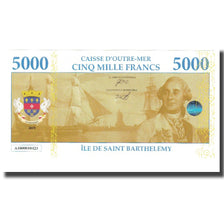 France, 5000 Francs, 2019, CAISSE D'OUTRE MER ILE DE SAINT BARTHELEMY