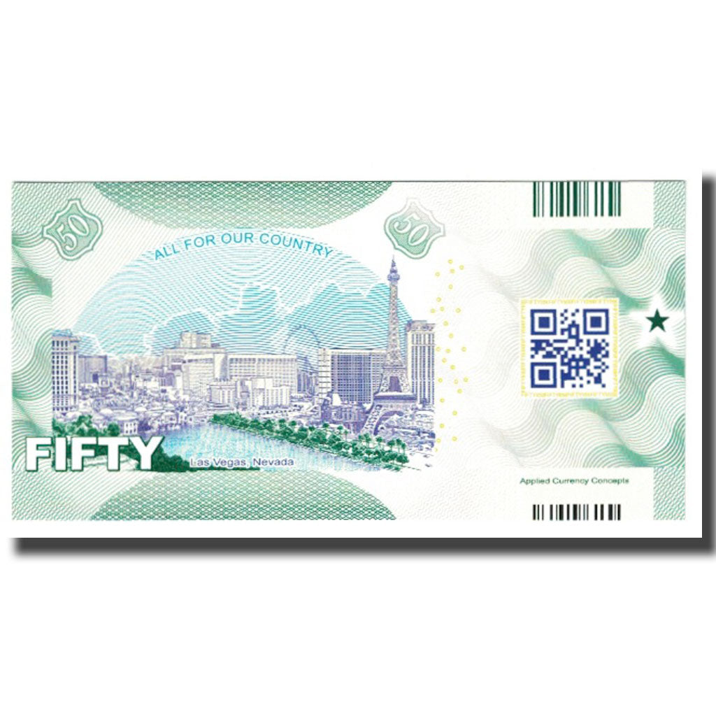 Nota, Estados Unidos da América, 50 Dollars, NEVADA, UNC(65-70)