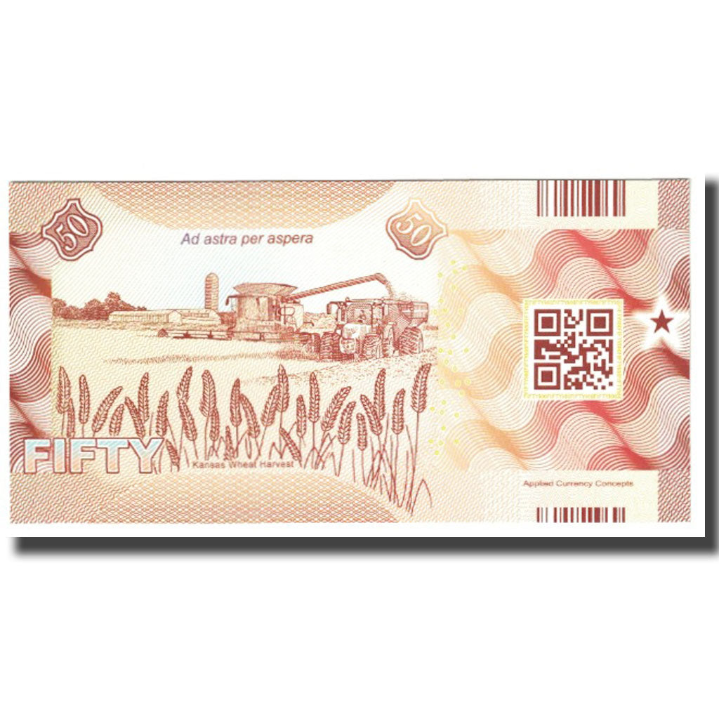 Billet, États-Unis, 50 Dollars, KANSAS, NEUF