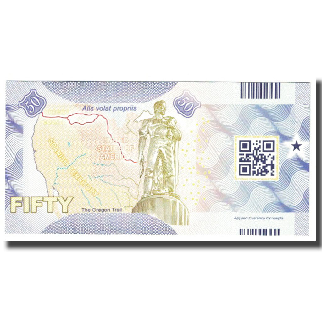 Banknote, United States, 50 Dollars, OREGON, UNC(65-70)