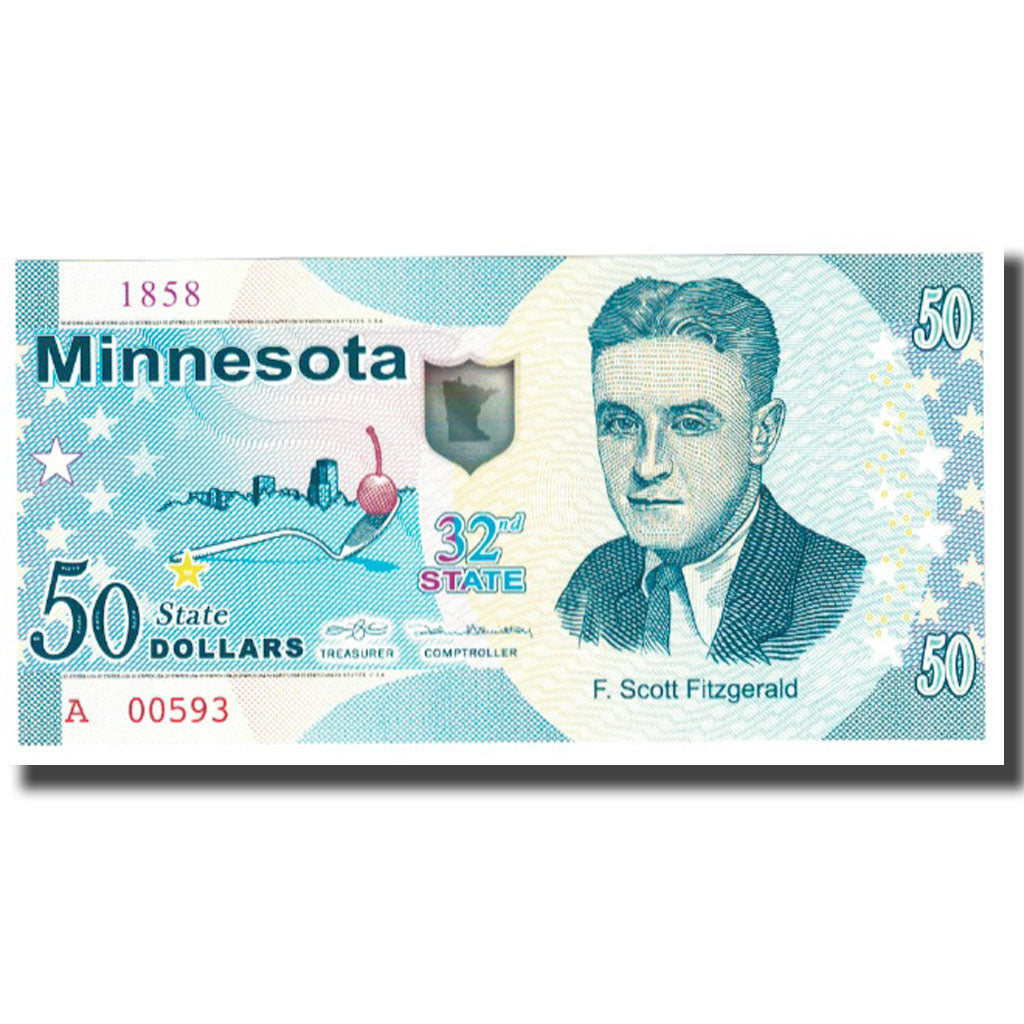 Billet, États-Unis, 50 Dollars, MINNESOTA, NEUF