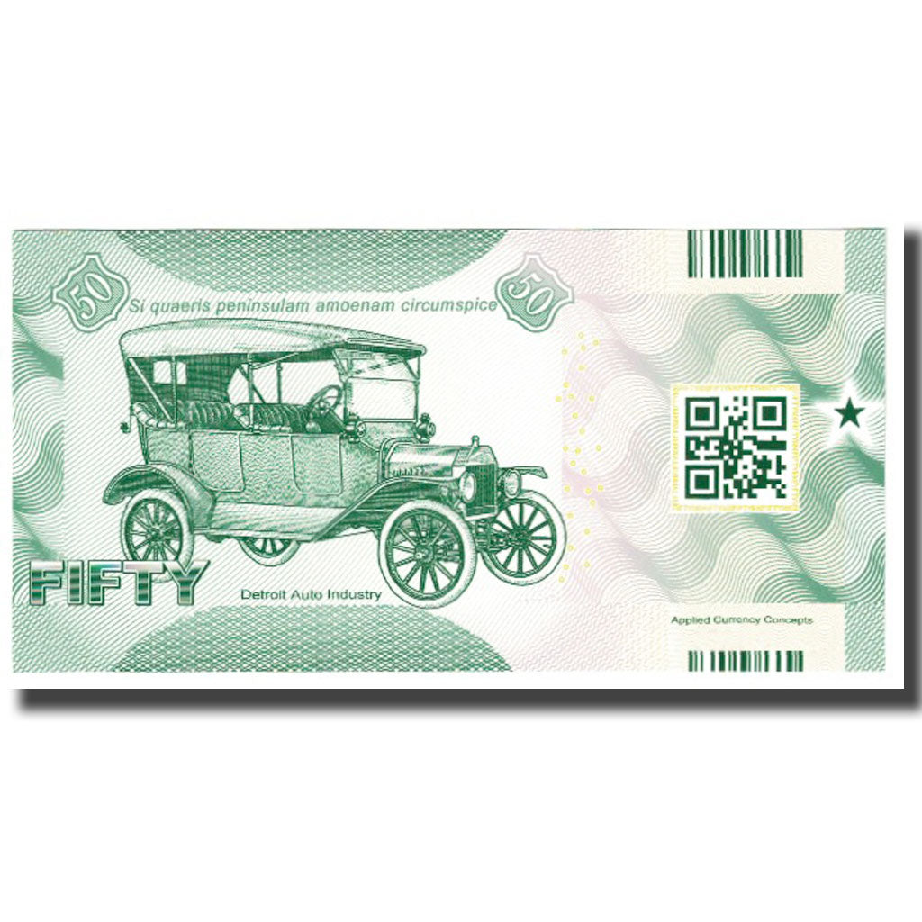 Banknote, United States, 50 Dollars, MICHIGAN, UNC(65-70)