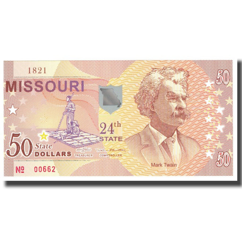 Billet, États-Unis, 50 Dollars, MISSOURI, NEUF