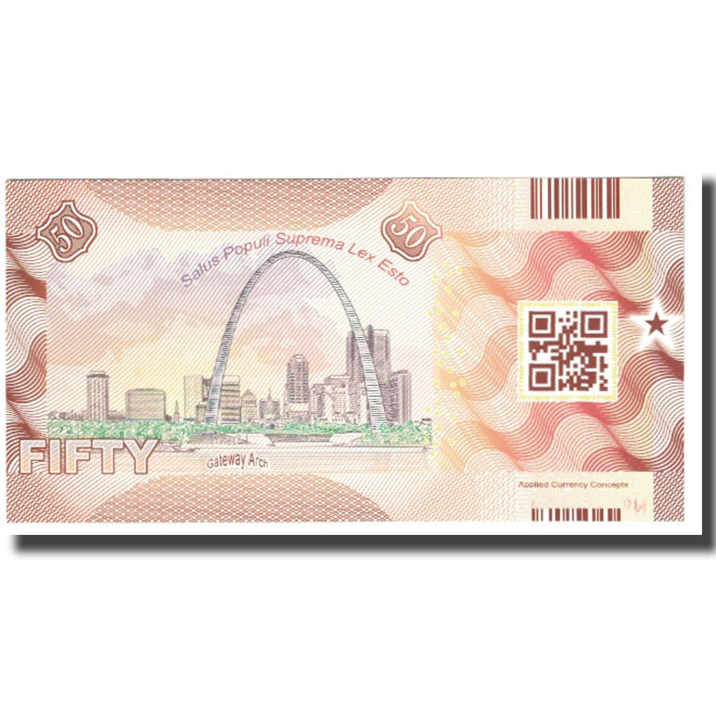 Billet, États-Unis, 50 Dollars, MISSOURI, NEUF