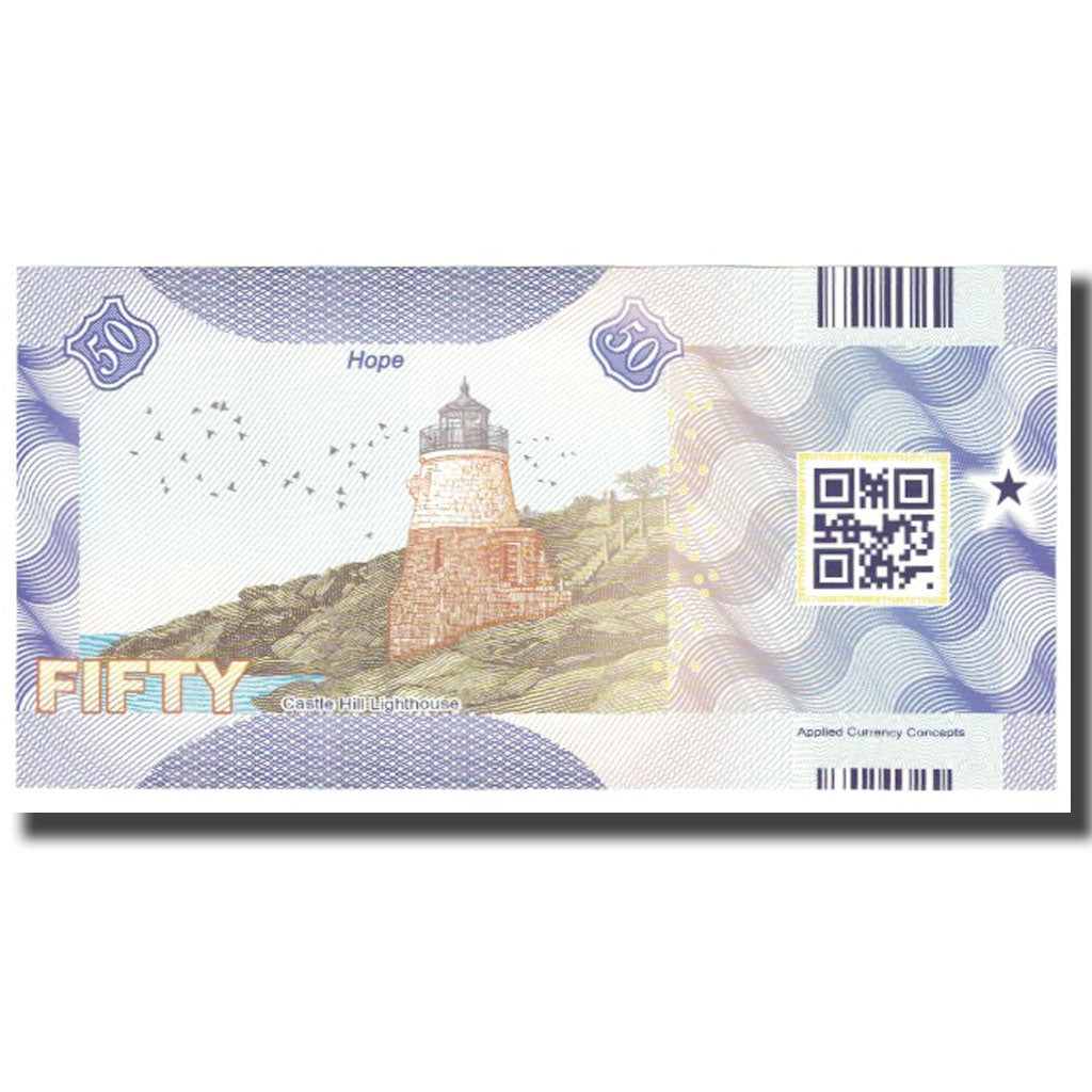 Banknote, United States, 50 Dollars, RHODE ISLAND, UNC(65-70)