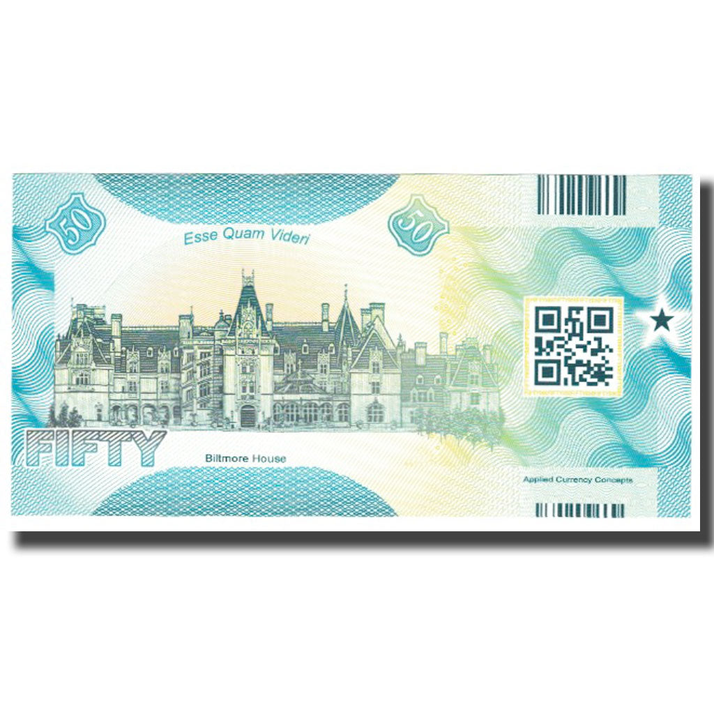Billet, États-Unis, 50 Dollars, NORTH CAROLINA, NEUF