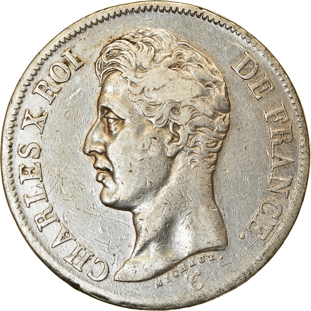 Monnaie, France, Charles X, 5 Francs, 1826, Toulouse, TB+, Argent, Gadoury:643