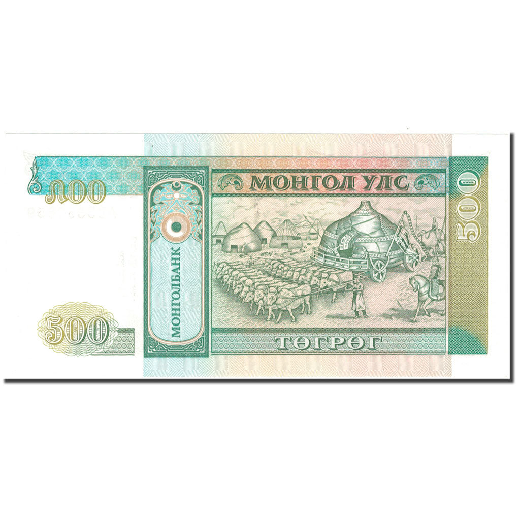 Biljet, Mongolië, 500 Tugrik, KM:58, SPL