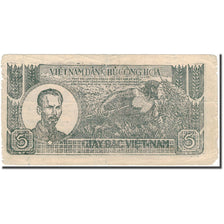 Banknote, Vietnam, 5 D<ox>ng, KM:17a, VF(30-35)