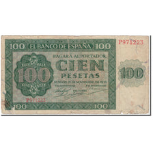 Geldschein, Spanien, 100 Pesetas, 1936, 1936-11-21, KM:101a, SGE